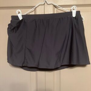 Free Country Charcoal Swim Coverup Skirt